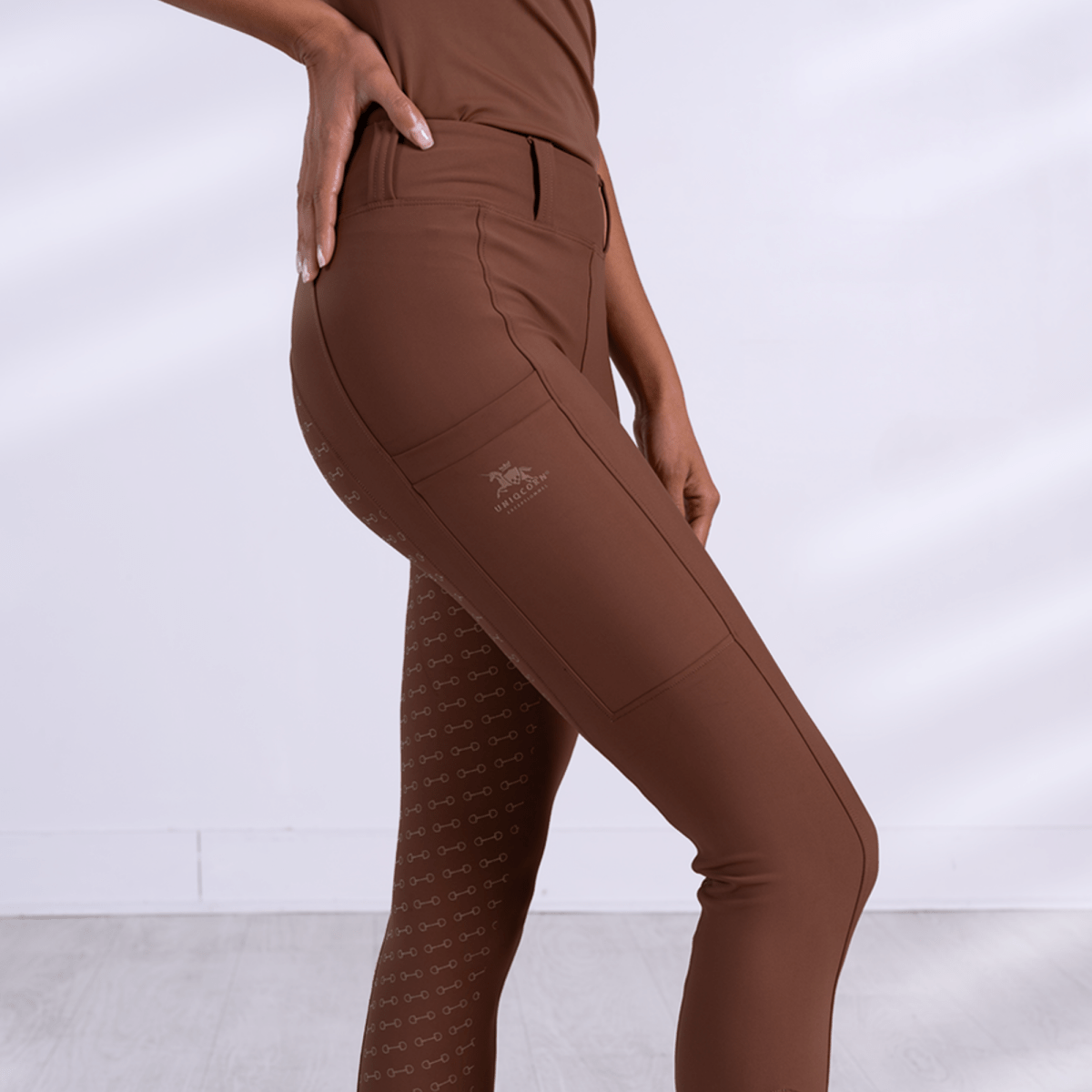 Hybrid Equestrian Breeches "Caramelized" - Uniqcorn Exceptionnel