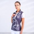Equestrian Short Sleeve Schooling Shirt "Smoked Gray" – UPF 50+