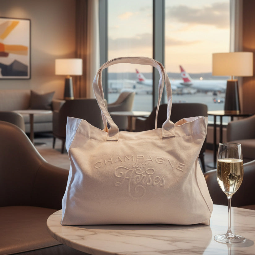 Oversized Weekender Travel Bag | Equestrian Overnight Tote – Bottomless Edition