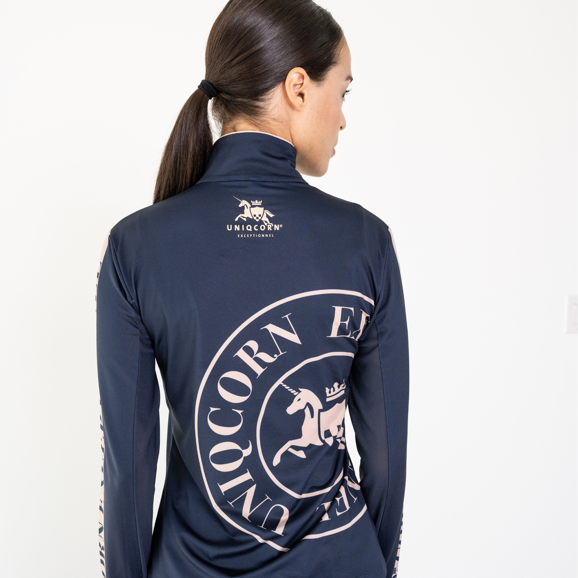Equestrian Long Sleeve Schooling Shirt  “Voyage” – UPF 50+