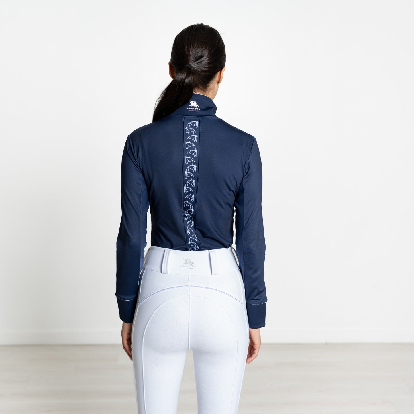 Equestrian Long Sleeve Schooling Shirt “J'Adore” – UPF 50+