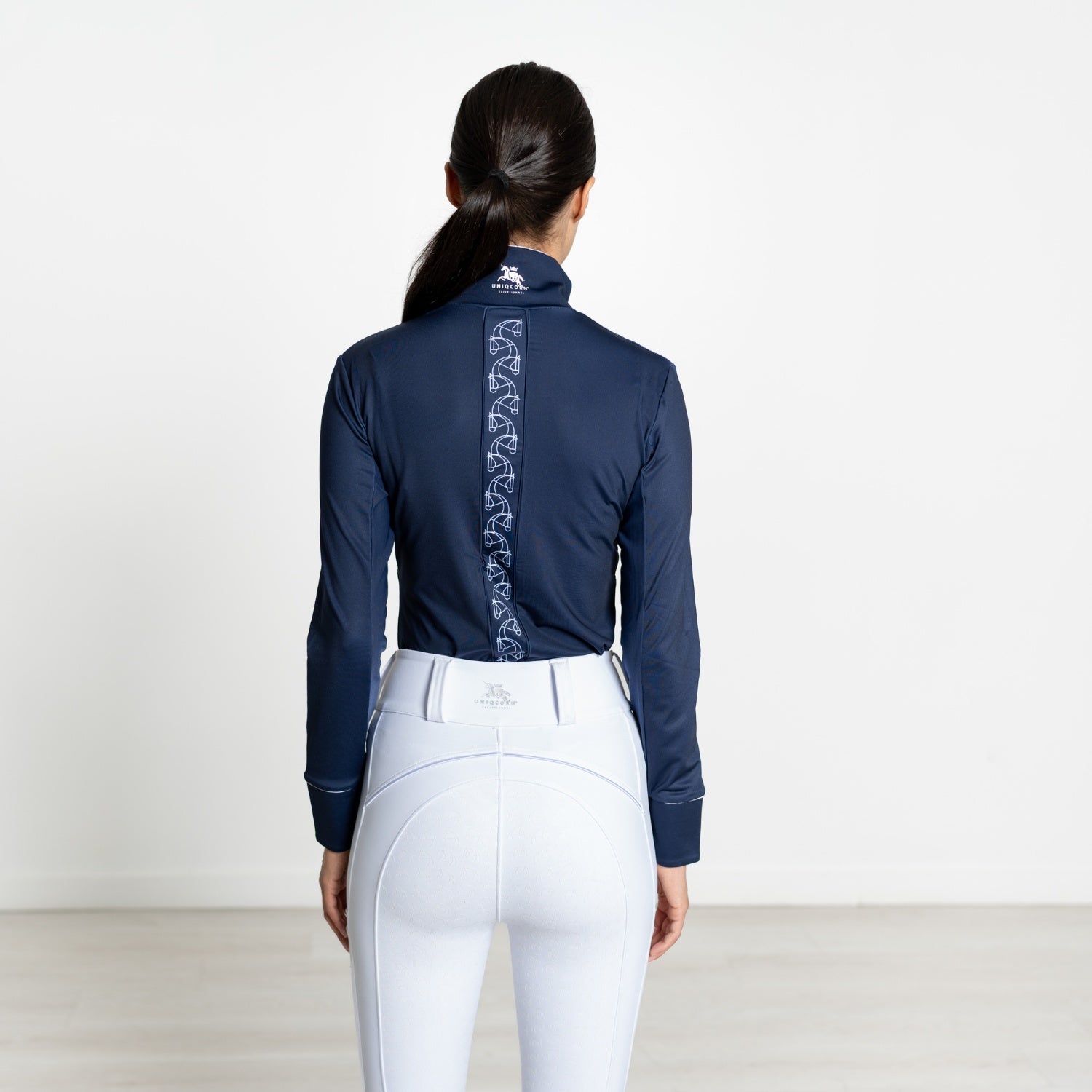 Equestrian Long Sleeve Schooling Shirt “J'Adore” – UPF 50+
