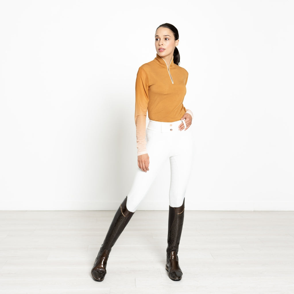 Equestrian Éco Collection Long Sleeve Sun Shirt with Mesh Sleeves “Sedona Ombre”
