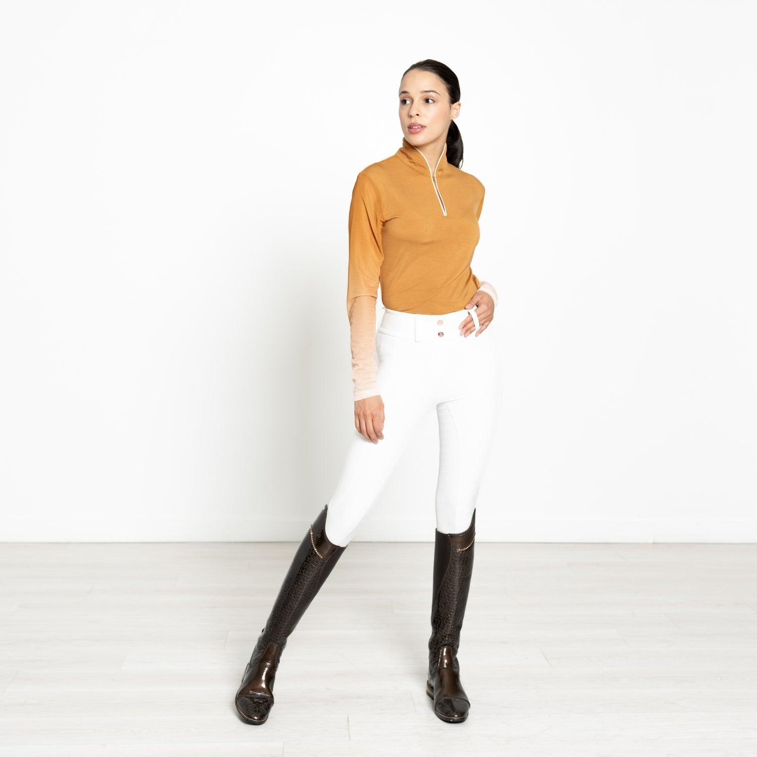 Equestrian Éco Collection Long Sleeve Sun Shirt with Mesh Sleeves “Sedona Ombre”