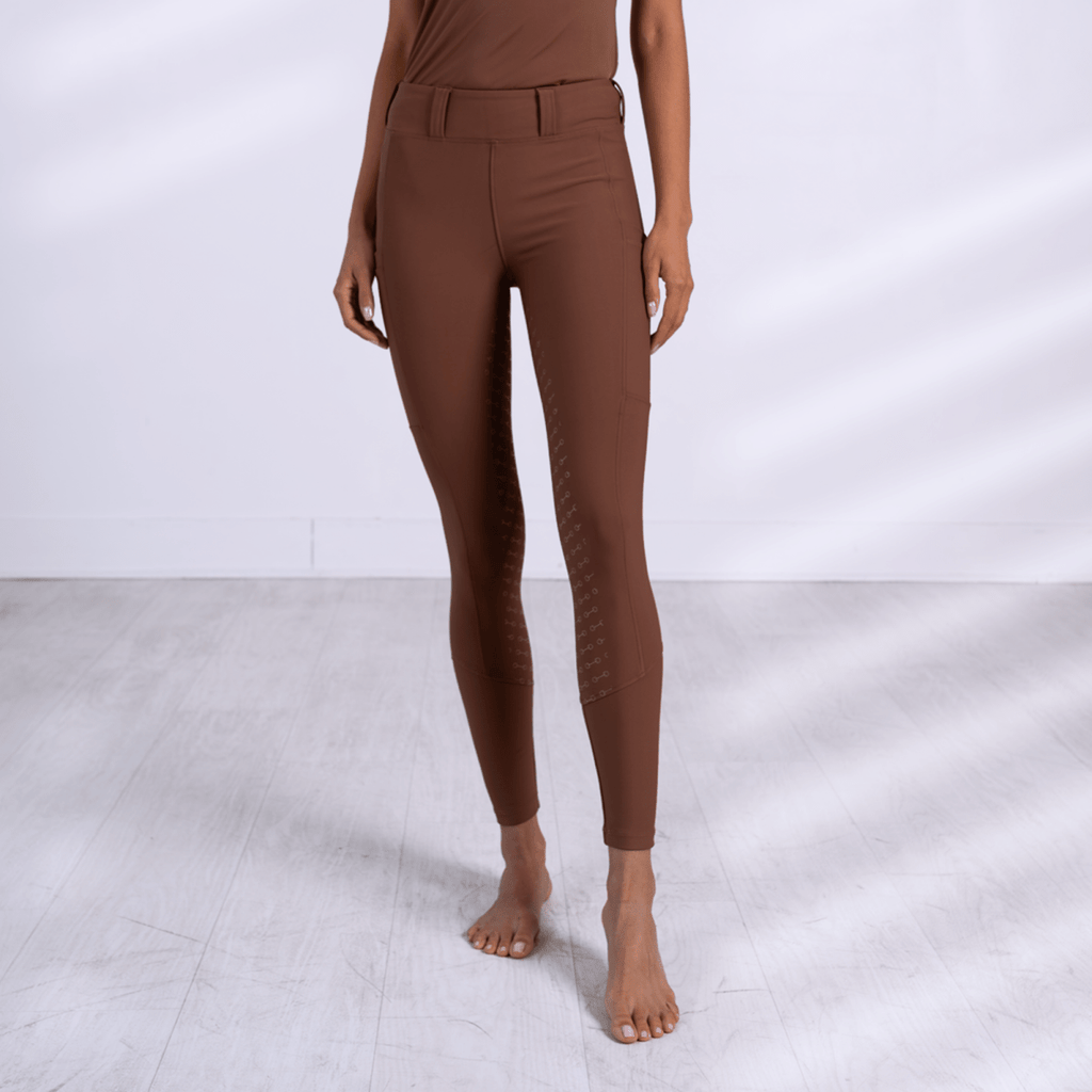 Hybrid Equestrian Breeches "Caramelized" - Uniqcorn Exceptionnel