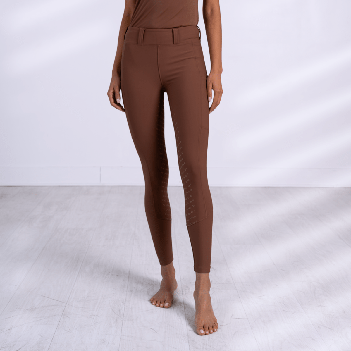 Hybrid Equestrian Breeches "Caramelized" - Uniqcorn Exceptionnel