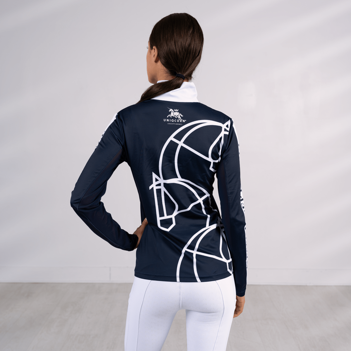 Catherine Haddad Collection Long Sleeve Shirt "Dark Denim" - Uniqcorn Exceptionnel