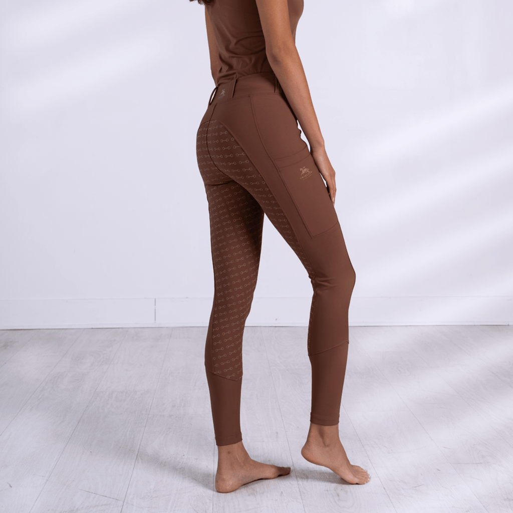Hybrid Equestrian Breeches "Caramelized" - Uniqcorn Exceptionnel
