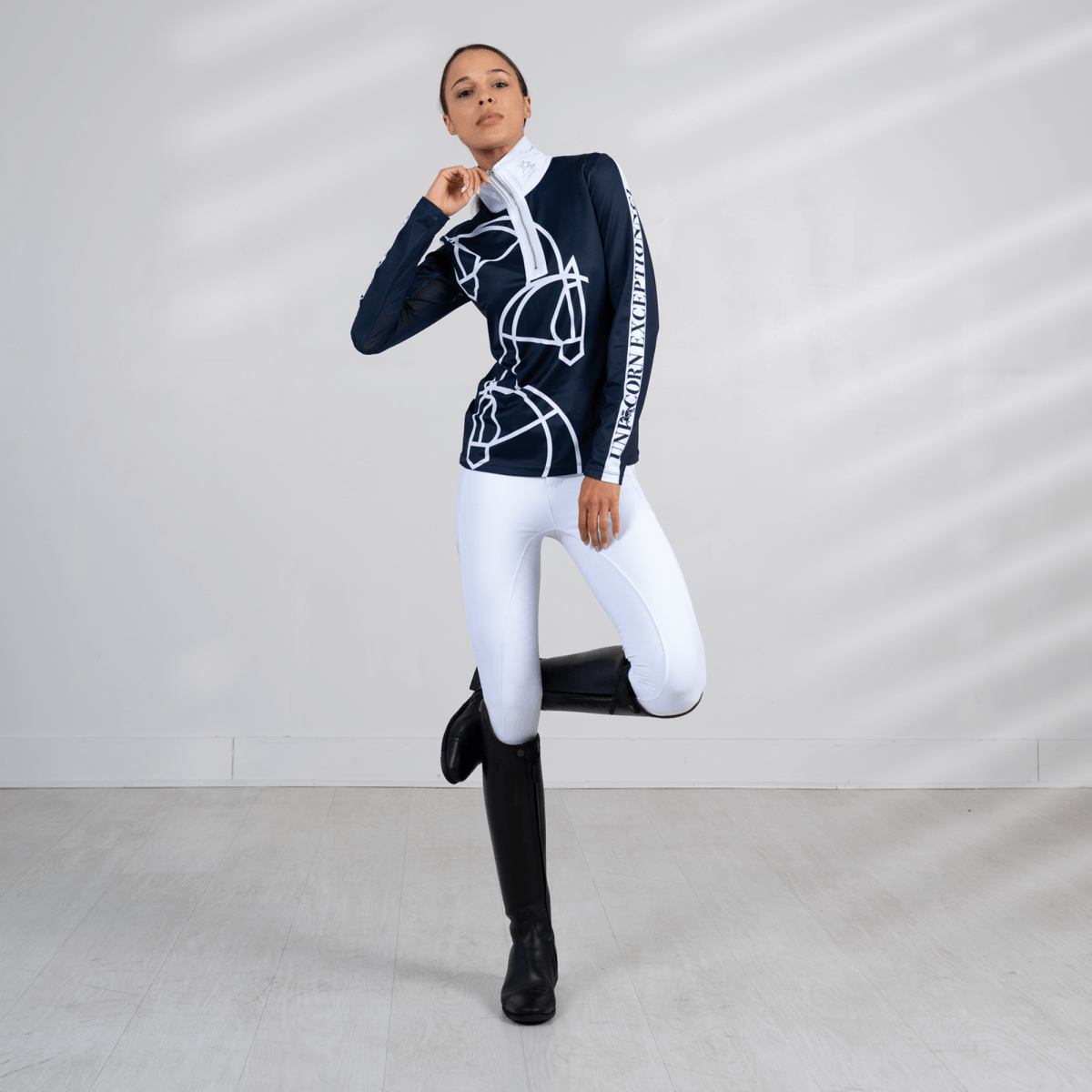 Catherine Haddad Collection Long Sleeve Shirt "Dark Denim" - Uniqcorn Exceptionnel