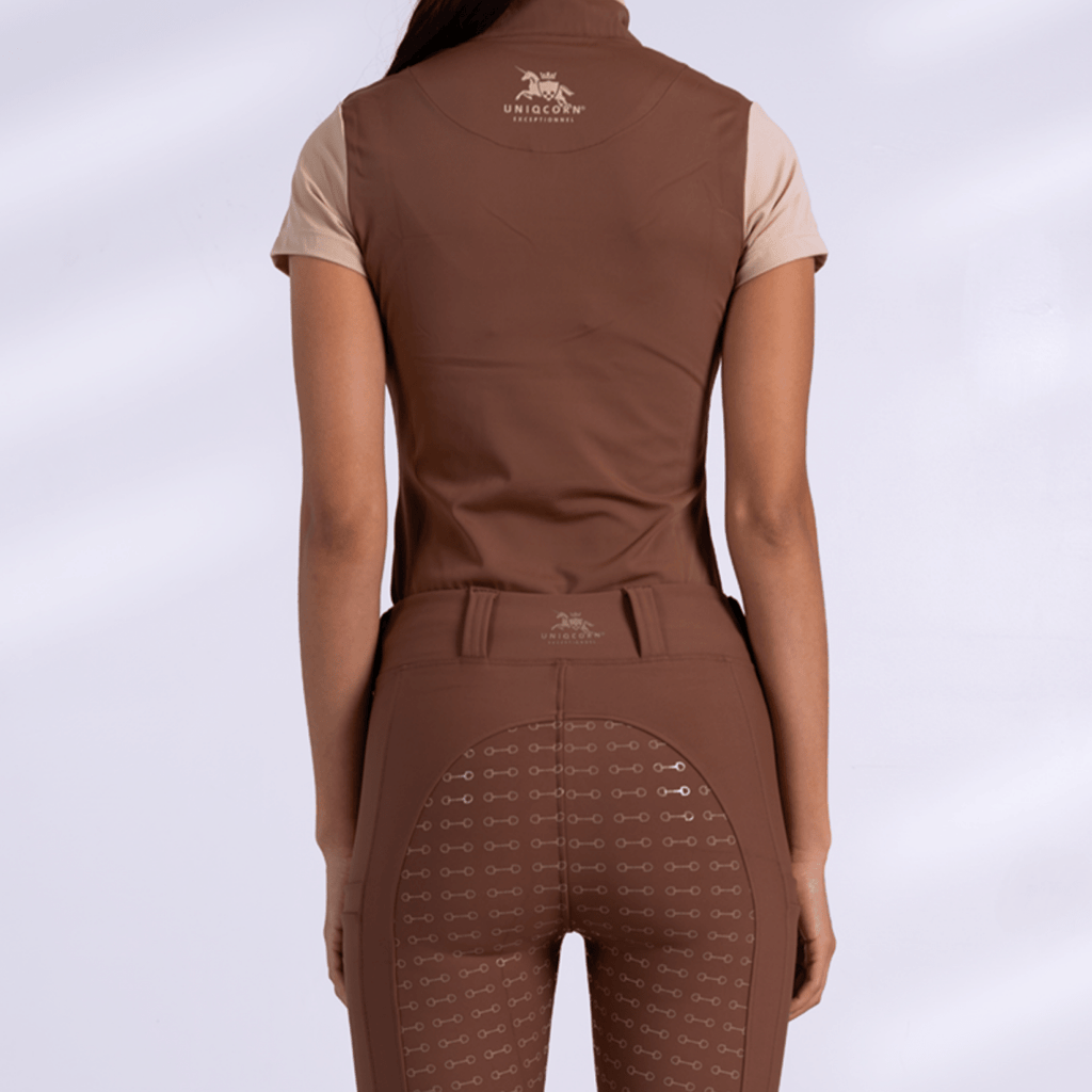 Hybrid Equestrian Breeches "Caramelized" - Uniqcorn Exceptionnel
