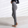 Hi-Rise Equestrian Tights "Shady Gray" - Uniqcorn Exceptionnel