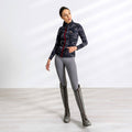 Hi-Rise Equestrian Tights "Shady Gray" - Uniqcorn Exceptionnel